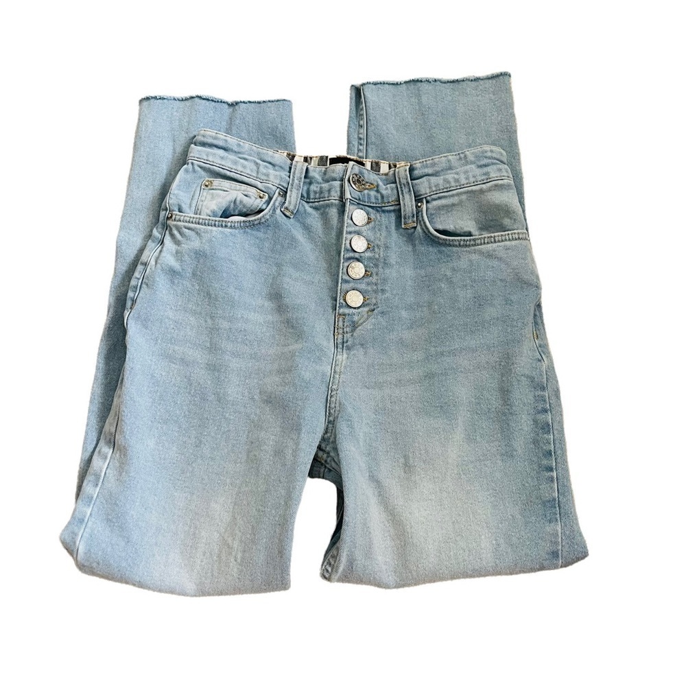 BDG Girlfriend High-Rise Jean – Striped Yoke - Picture 2 of 9